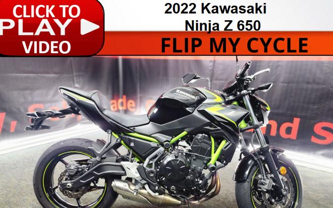 2022 Kawasaki ER650 Z650