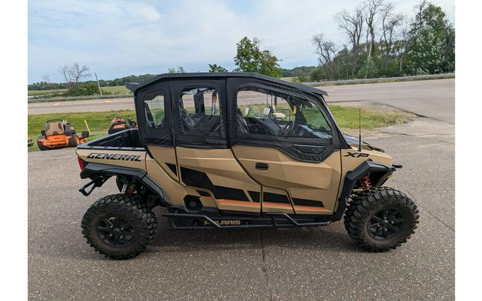 2021 Polaris Industries GENERAL XP 4 1000 Deluxe Ride Command Matte Milita