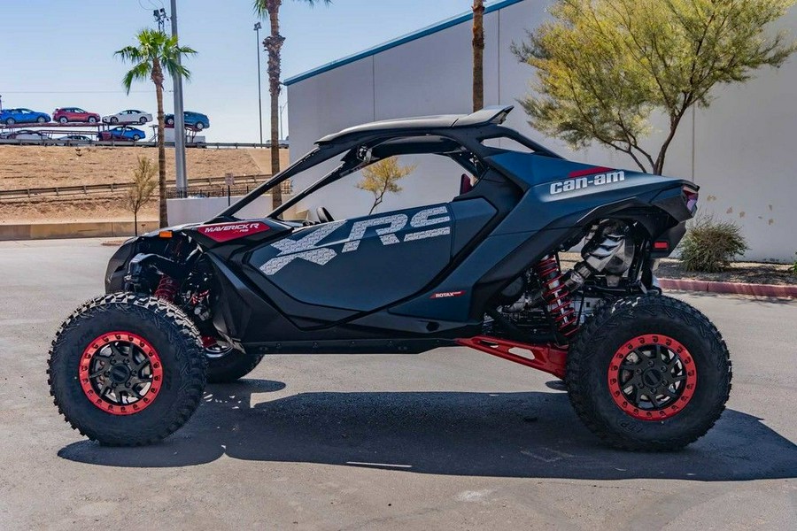 2025 Can-Am® Maverick R X RS with Smart-Shox Dusty Navy & Legion Red