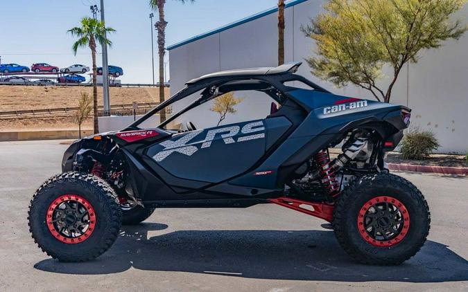 2025 Can-Am® Maverick R X RS with Smart-Shox Dusty Navy & Legion Red