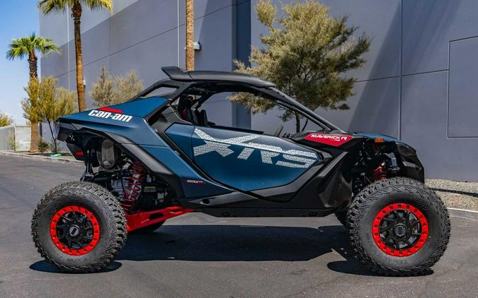 2025 Can-Am® Maverick R X RS with Smart-Shox Dusty Navy & Legion Red