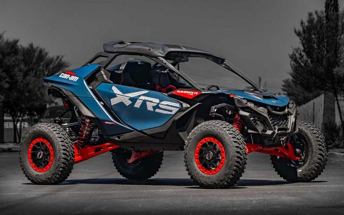 2025 Can-Am® Maverick R X RS with Smart-Shox Dusty Navy & Legion Red