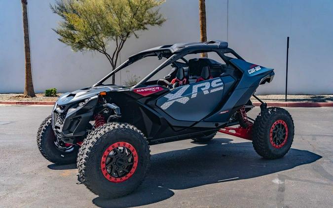 2025 Can-Am® Maverick R X RS with Smart-Shox Dusty Navy & Legion Red