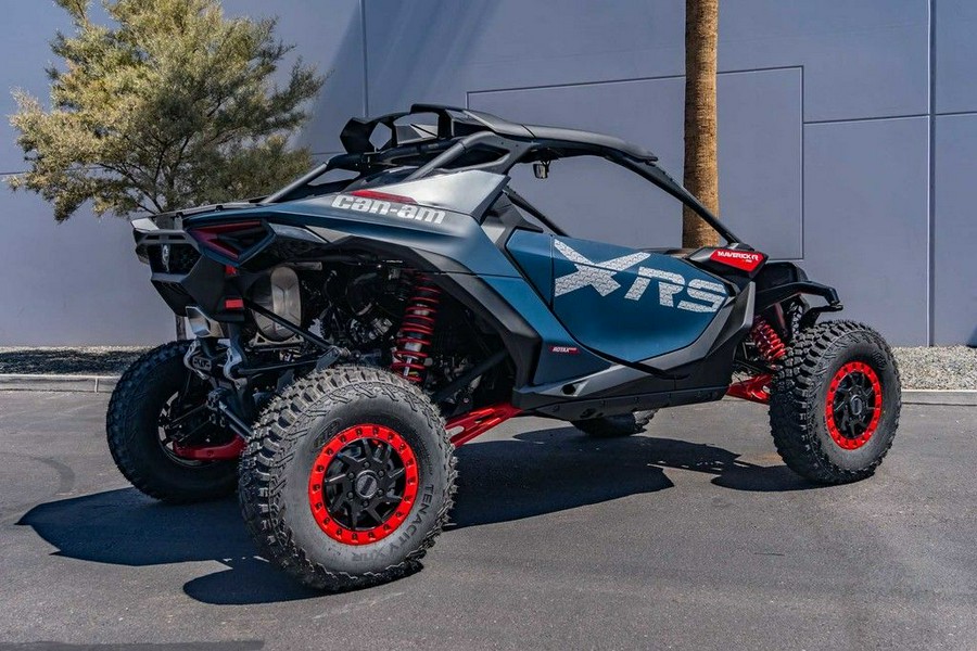 2025 Can-Am® Maverick R X RS with Smart-Shox Dusty Navy & Legion Red