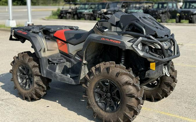2022 Can-Am Outlander X Mr 1000R Liquid Titanium & Magma Red