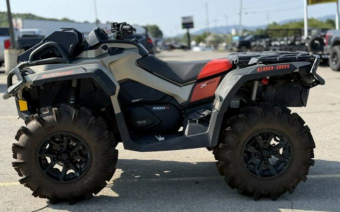 2022 Can-Am Outlander X Mr 1000R Liquid Titanium & Magma Red