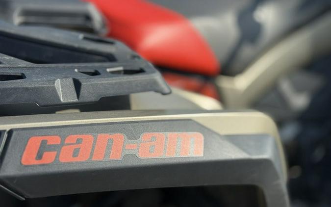 2022 Can-Am Outlander X Mr 1000R Liquid Titanium & Magma Red