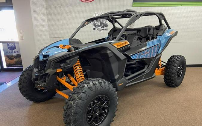 2026 Can-Am® Maverick X3 RS Turbo Scandi Blue & Orange Crush