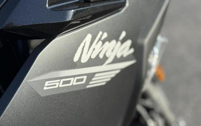 2026 Kawasaki Ninja® 500 ABS Metallic Flat Spark Black