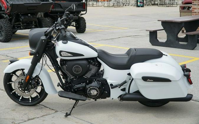 2026 Indian Springfield Dark Horse Ghost White Metallic Smoke
