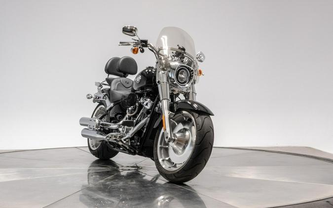 2023 HARLEY-DAVIDSON FLFBS FAT BOY 114 in Vivid Black with 907 miles