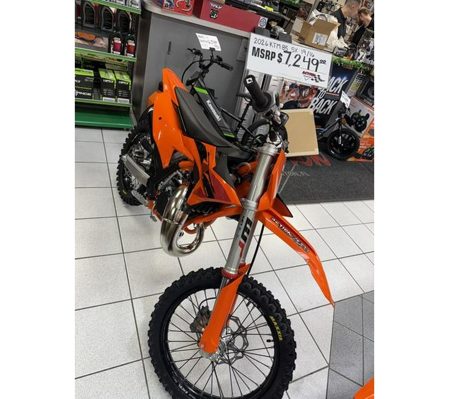 2026 KTM 85 SX 19/16