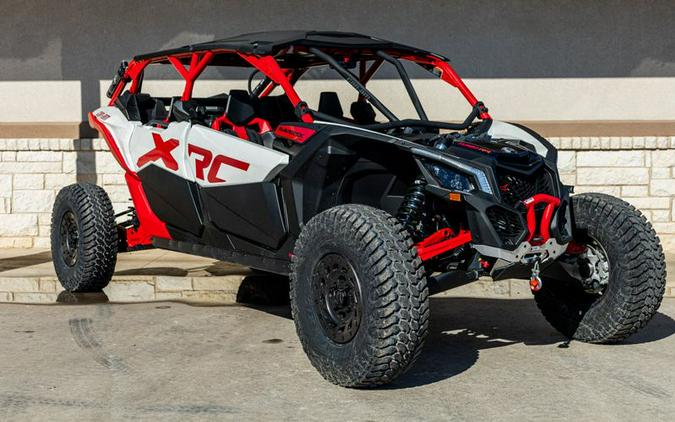 New 2024 CAN-AM MAVERICK X3 MAX X RC TURBO RR HYBRID WHITE AND LEGION RED