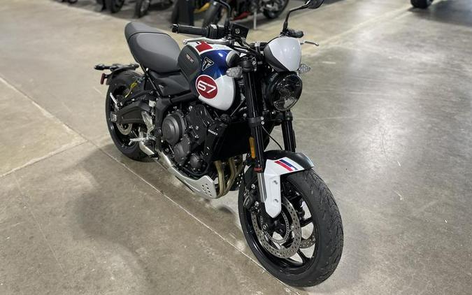 2024 Triumph Trident 660 Triple Tribute Edition Snowdonia White