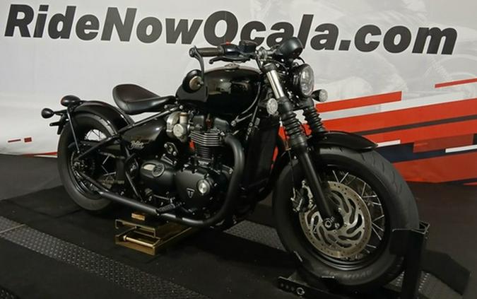 2020 Triumph Bonneville Bobber Black