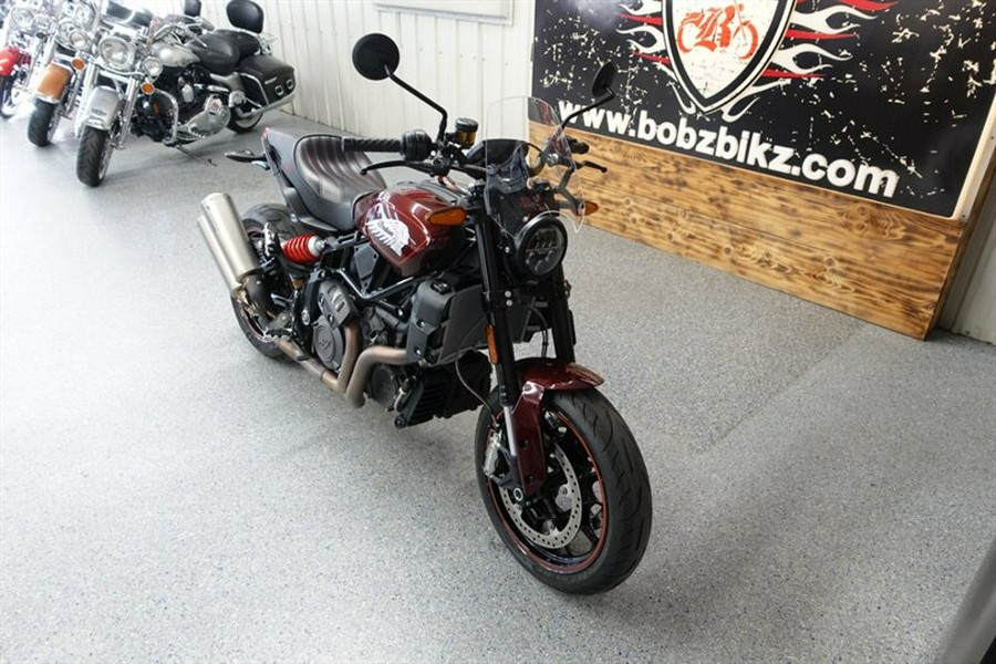 2022 Indian FTR S Maroon Metallic