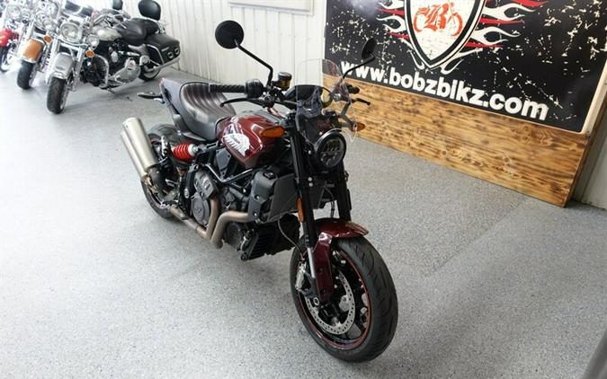 2022 Indian FTR S Maroon Metallic