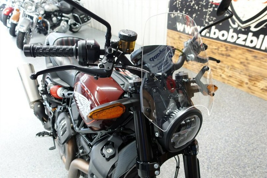 2022 Indian FTR S Maroon Metallic