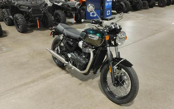 2024 Triumph Bonneville T100 Competition Green/Ironstone