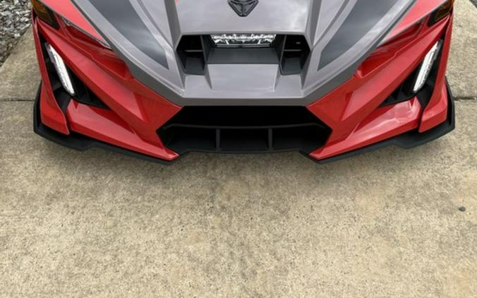 2026 Polaris Slingshot® R AutoDrive Radiant Gray with Indy Red Pearl