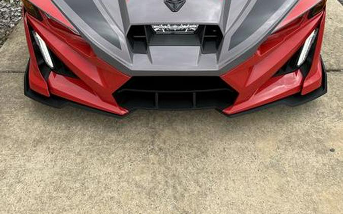 2026 Polaris Slingshot® R AutoDrive Radiant Gray with Indy Red Pearl