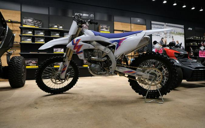 New 2024 YAMAHA YZ450F 50TH ANNIVERSARY EDITION ANNIVERSARY WHITE