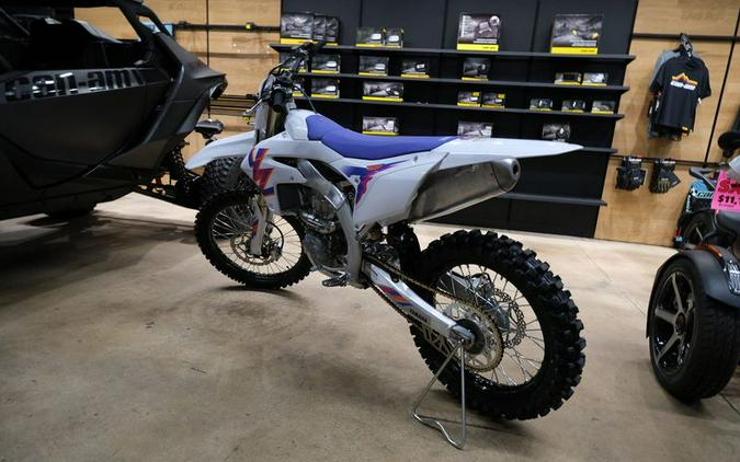 New 2024 YAMAHA YZ450F 50TH ANNIVERSARY EDITION ANNIVERSARY WHITE