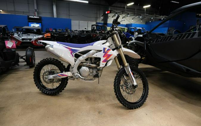 New 2024 YAMAHA YZ450F 50TH ANNIVERSARY EDITION ANNIVERSARY WHITE