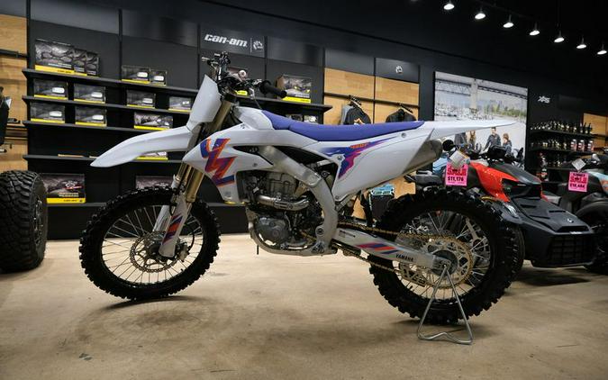 New 2024 YAMAHA YZ450F 50TH ANNIVERSARY EDITION ANNIVERSARY WHITE