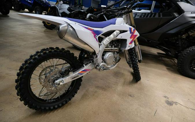 New 2024 YAMAHA YZ450F 50TH ANNIVERSARY EDITION ANNIVERSARY WHITE