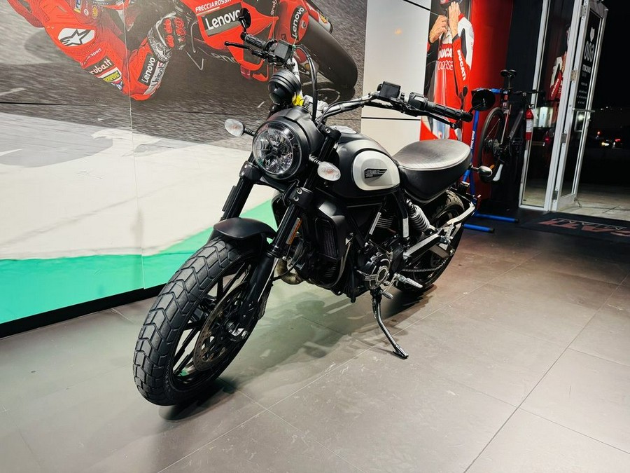 2023 Ducati Scrambler Icon Dark Matt Black