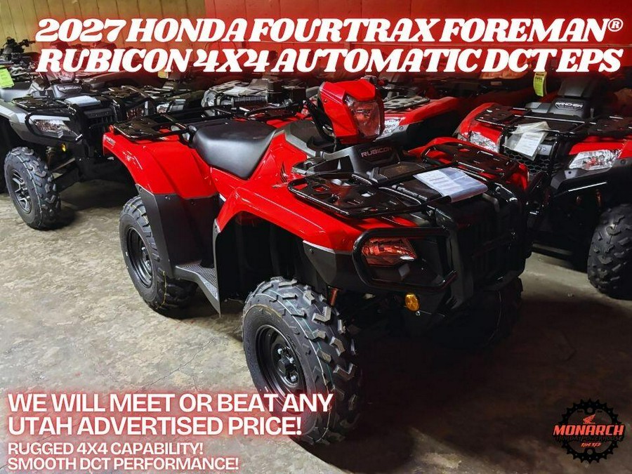 2027 Honda FourTrax Foreman Rubicon 4x4 Automatic DCT EPS