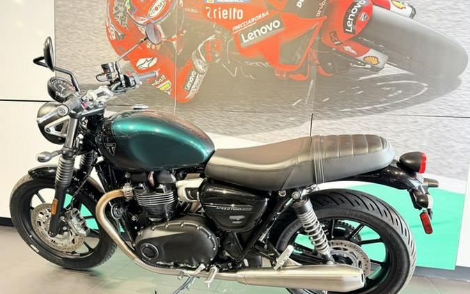 2024 Triumph Speed Twin 900 Competition GreenPhantom Black