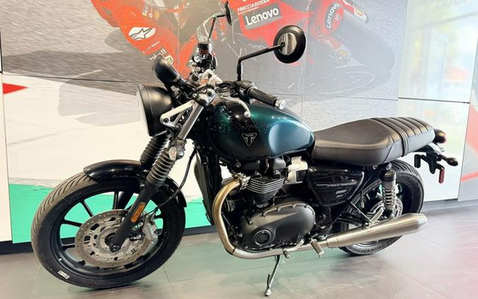 2024 Triumph Speed Twin 900 Competition GreenPhantom Black