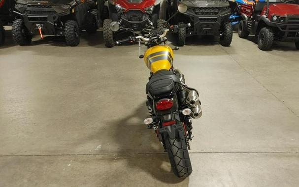 2024 Triumph Scrambler 900 Cosmic Yellow/Graphite