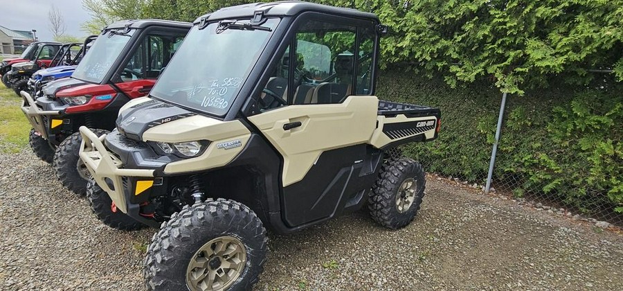 2024 Can-Am® Defender Limited HD10 Desert Tan & Timeless Black