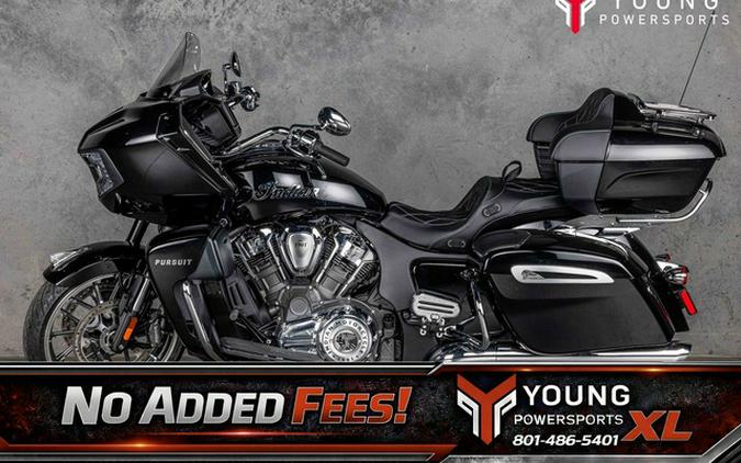 2025 Indian Pursuit Limited w/PowerBand Audio Black Metallic