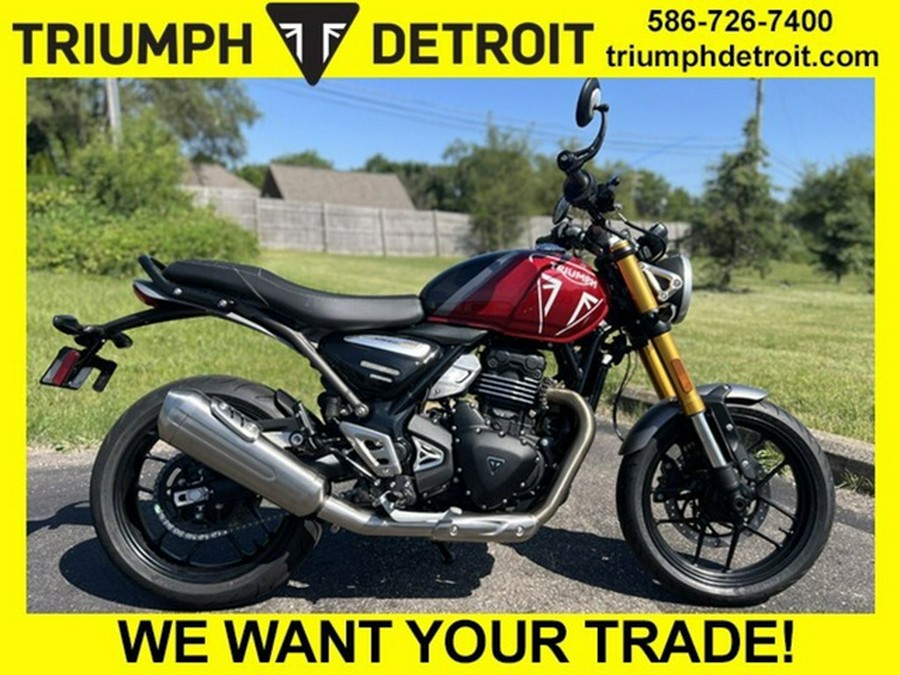 2024 Triumph Speed 400 Carnival Red / Phantom Black