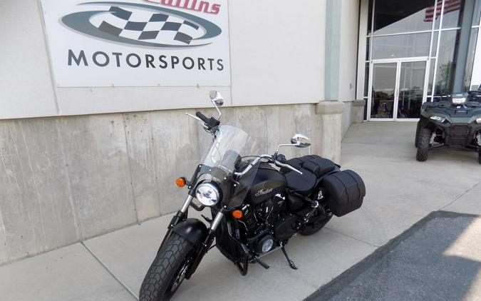 2025 Indian Motorcycle® Super Scout® Black Smoke with Graphics