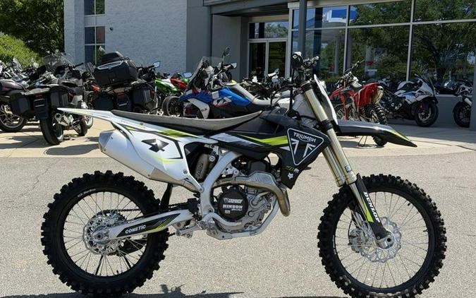 2025 Triumph TF 450-RC Edition Jet Black/Pure White
