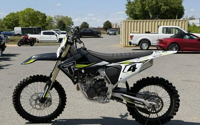 2025 Triumph TF 450-RC Edition Jet Black/Pure White