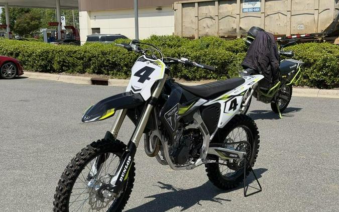 2025 Triumph TF 450-RC Edition Jet Black/Pure White