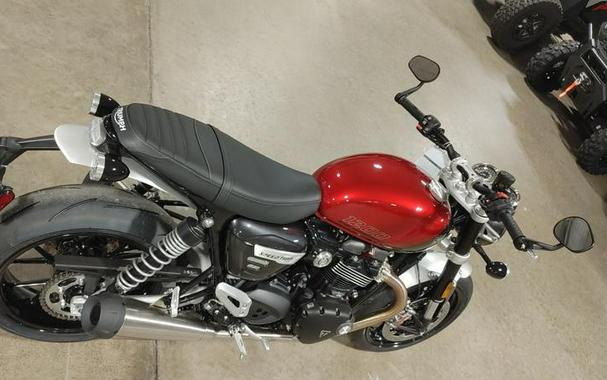 2024 Triumph Speed Twin 1200 Carnival Red/Storm Grey