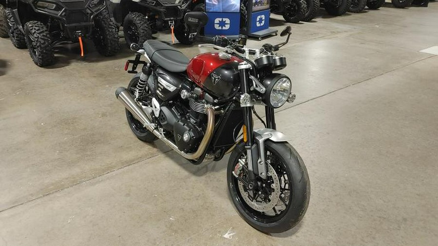 2024 Triumph Speed Twin 1200 Carnival Red/Storm Grey