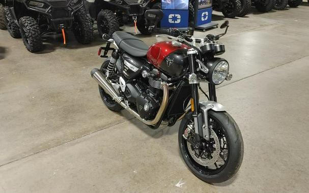 2024 Triumph Speed Twin 1200 Carnival Red/Storm Grey