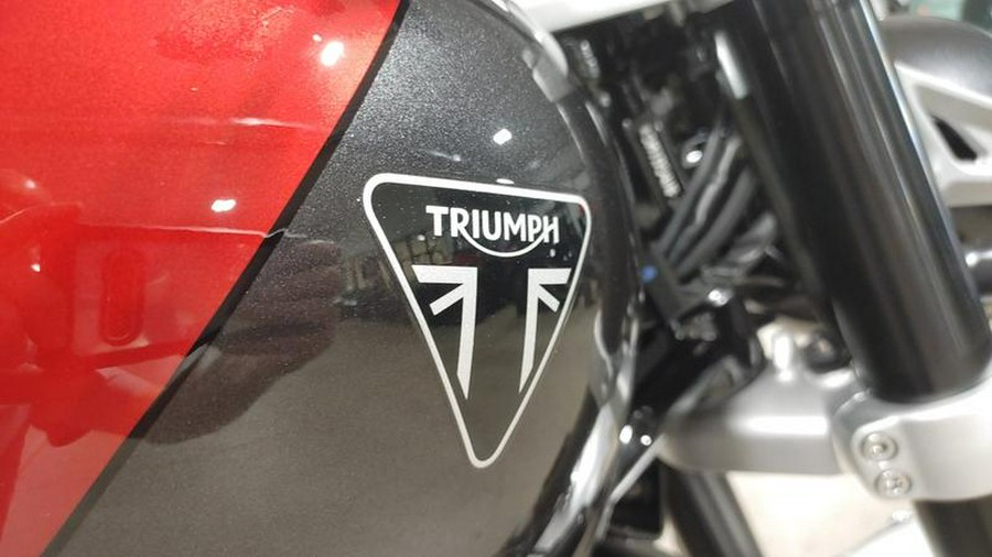 2024 Triumph Speed Twin 1200 Carnival Red/Storm Grey