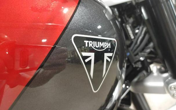 2024 Triumph Speed Twin 1200 Carnival Red/Storm Grey