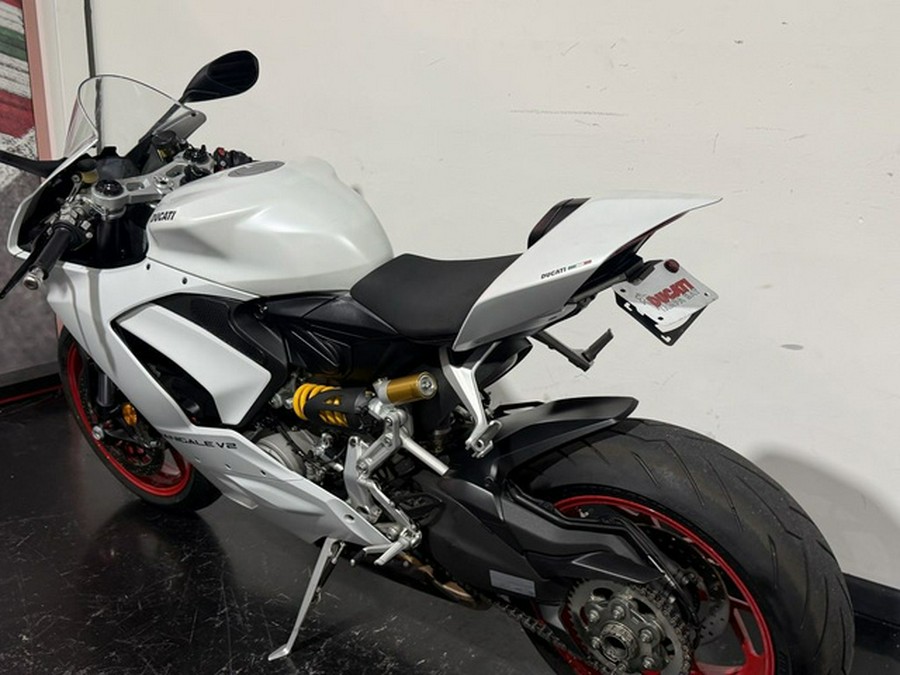 2021 Ducati Panigale V2 White Rosso Livery