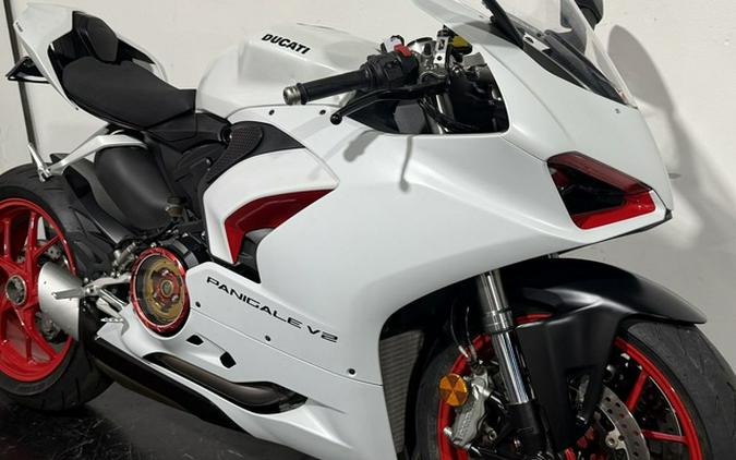 2021 Ducati Panigale V2 White Rosso Livery