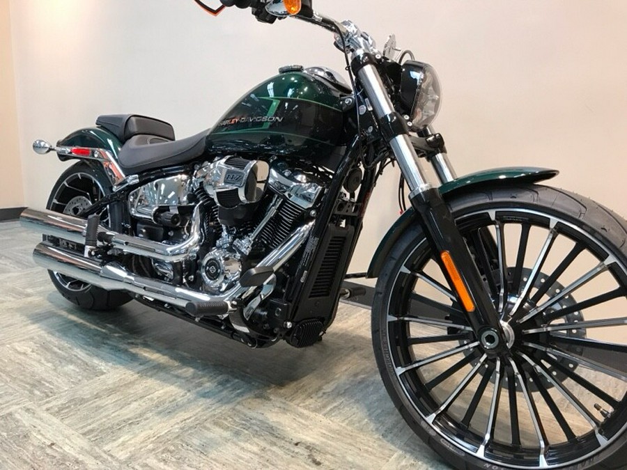 2024 Harley-Davidson Breakout 117 Alpine Green FXBR